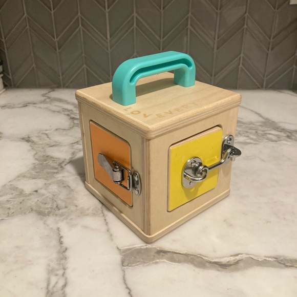 LOVEVERY Other - $17 ADD ON lovevery wooden lockbox baby toysinteractive color learn montessori